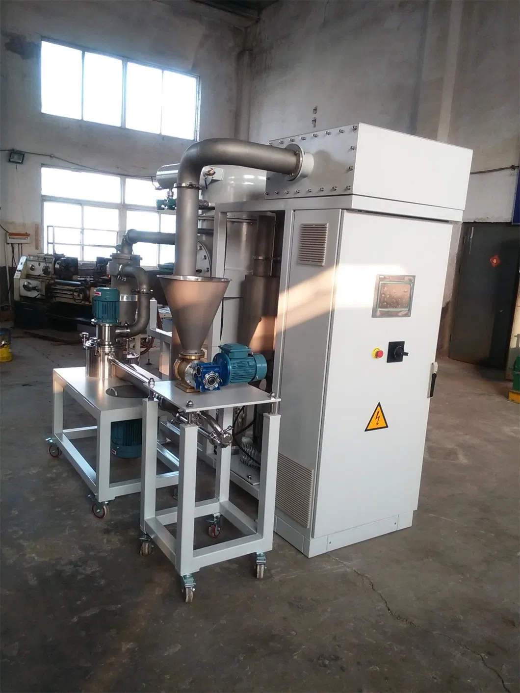 Powder Coating Production/Processing /Making /Paint Manufacturing Line for Mixing/ Extruding/Cooling Flaking/Milling Acm-02 to Acm-60