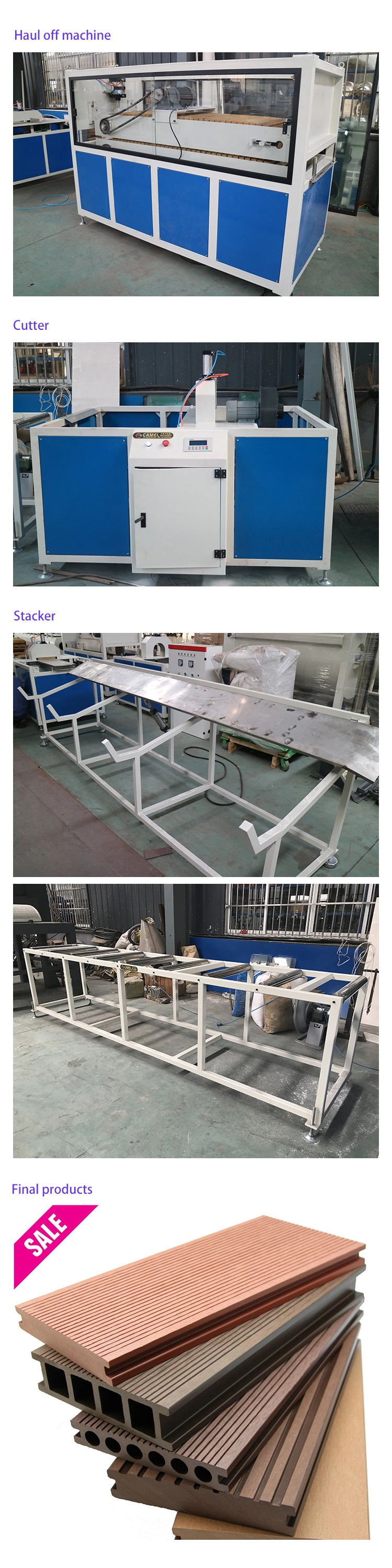 WPC Wpe Composite Panel Profile Production Machinery Factory