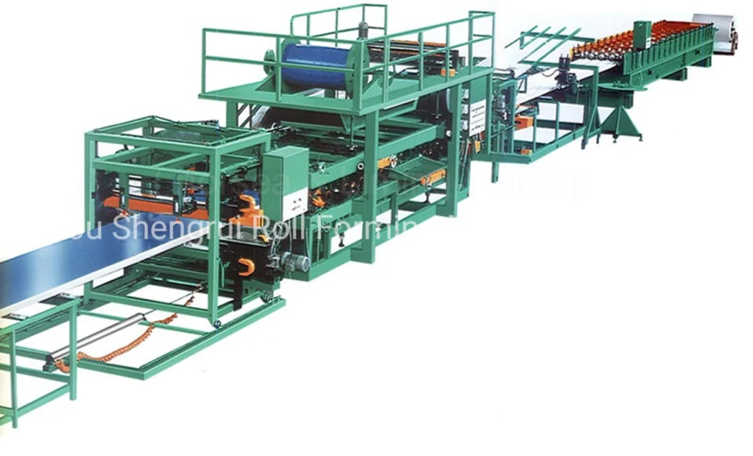 Fireproof Composite Rock Wool Insulation Sandwich Wall Panel Price Production Machine Line