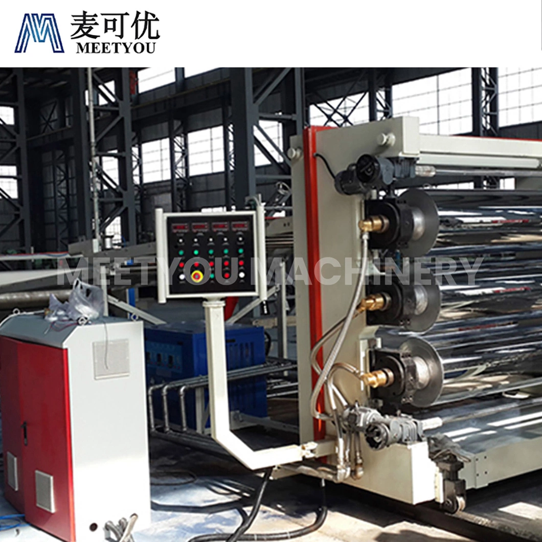 Meetyou Machinery PVC PE ABS Pet PVC Board Sheet Production Line Factory Custom 48 X 96 Plastic Sheet Production Line China High-Accuracy ACP Production Line