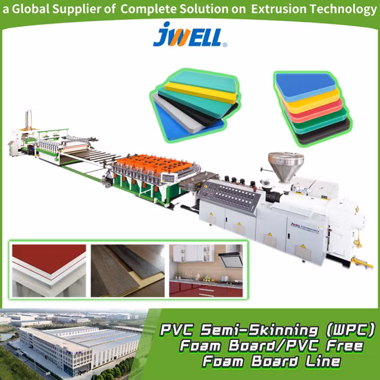 PVC Skinning Semi-Skinning Foaming Board Production Line