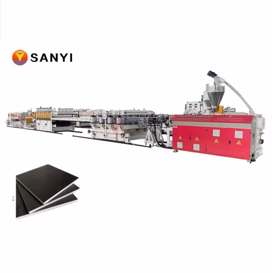 PVC / WPC Wood Composite Crust / Celuka / Skinned Foam Board /Panel/ Sheet /Plate Extruder Plastic Making Machine for Door/ Furniture / Wall Production with CE
